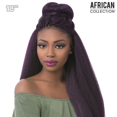 Sensationnel African Collection SNAP 3x Crochet Braid - KINKY STRAIGHT 18