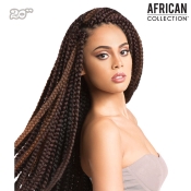 Sensationnel African Collection 3x Pre-Looped Crochet Braid - BOX BRAID 20