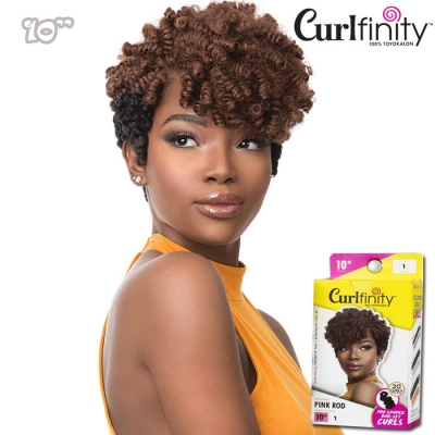 Sensationnel CURLFINITY Synthetic Hair Crochet Braid - PINK ROD 10