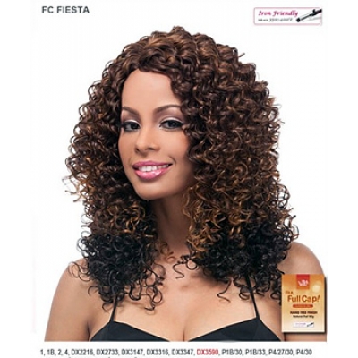 It's a wig Futura Synthetic Hand Tied Finish Full Wig - FIESTA