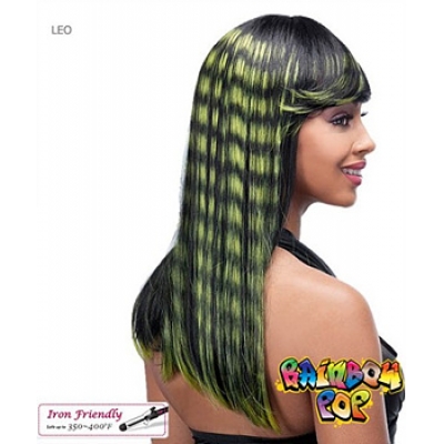 It's a wig Futura Synthetic Rainbow pop Full Wig - LEO