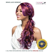 It's a wig Futura Synthetic Braid Lace Front Wig - BRAID LACE VERMONT