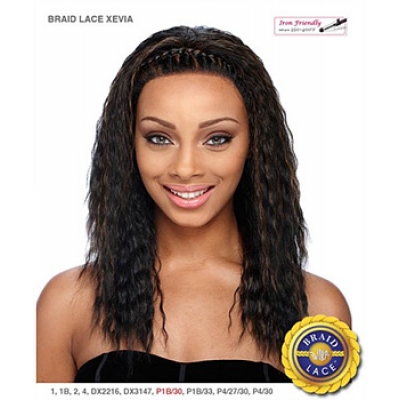 It's a wig Futura Synthetic Braid Lace Front Wig - BRAID XEVIA