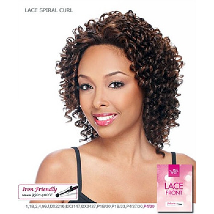 It's a wig Futura Synthetic Lace Front Wig - SPIRAL CURL