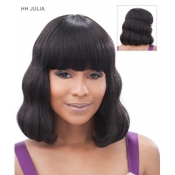 It's a Wig Human Hair Wig Swirls & Curls JULIA