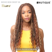 Nutique Illuze Synthetic Hair 4x4 Glueless HD Lace Wig - BOHO BOX DEEP 26