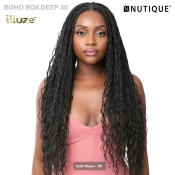Nutique Illuze Synthetic Hair 4x4 Glueless HD Lace Wig - BOHO BOX DEEP 30