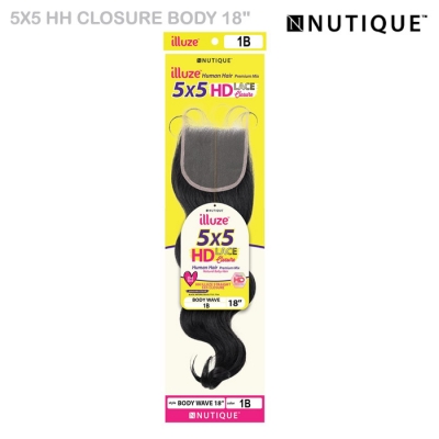 Nutique Illuze HH 5X5 HD Lace Closure - BODY 18