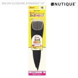 Nutique Illuze HH 5X5 HD Lace Closure - STRAIGHT 14