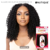 Nutique Illuze Human Hair Blend Clip In Extension - BOHEMIAN 18 (7pcs)