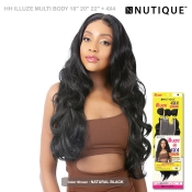 Nutique Illuze Human Hair Blend BODY WAVE 18/20/22 + 4X4 HD Lace Closure