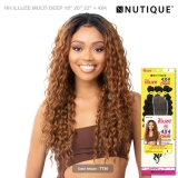 Nutique Illuze Human Hair Blend DEEP WAVE 18/20/22 + 4X4 HD Lace Closure