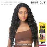 Nutique Illuze Human Hair Blend FRESH BREEZY 14/16/18 + 4X4 HD Lace Closure