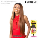 Nutique Illuze Human Hair Blend STRAIGHT 14/16/18 + 4X4 HD Lace Closure