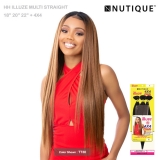 Nutique Illuze Human Hair Blend STRAIGHT 18/20/22 + 4X4 HD Lace Closure