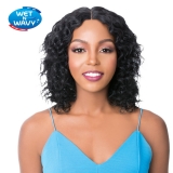 It's a Wig Brazilian Human Hair Swiss Lace Front Wig - HH WET N WAVY MIRROR