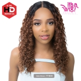 It's a Wig Human Hair Blend HD Lace Front Wig - HH HD LACE CRIMPY WATER WAVE 20