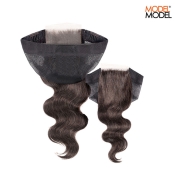 Model Model Unprocessed 100% Human Hair Weave 4x4 Closure Cap BODY WAVE 12