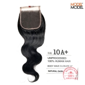 Model Model Unprocessed 100% Human Hair 4X4 10A+ BODY WAVE CLOSURE 12