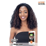 Model Model Drawstring Full Cap Synthetic Half Wig - MANGO SOUR