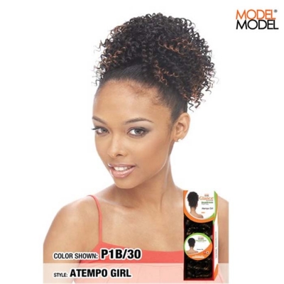 Model Model Glance Drawstring Ponytail -  ATEMPO GIRL