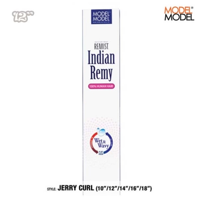 Model Model Remist 100% Indian Remy Human Hair Weave - JERRY CURL 12