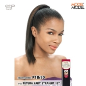 Model Model EQUAL Drawstring Ponytail - YAKY STRAIGHT 12