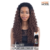 Model Model GLANCE 2X SOFT CURLY FAUX LOC 14 BRAID