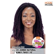 Model Model GLANCE 2X JUMBO NATURAL KINKY TWIST 10