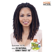 Model Model GLANCE 2X NATURAL KINKY TWIST 10