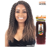 Model Model Glance Synthetic Braid - 3X PRE-STRETCHED WATER BOHEMIAN CURL 14