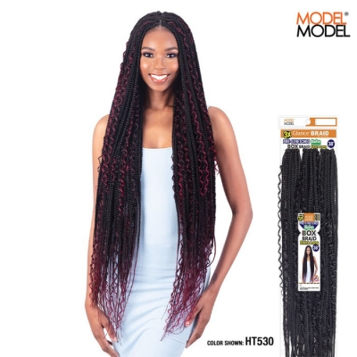 Model Model Glance Synthetic Braid - 3X PRE-STRETCHED BOHO BOX BRAID 38