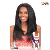 Model Model Synthetic Hair 5X4 U-Curve Lace Front Wig - SAGE