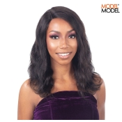 Model Model Nude 100% Human Hair 5 R-Part Lace Front Wig - JENNA