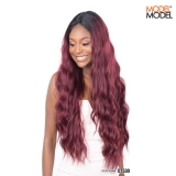 Model Model Synthetic Hair Mint Lace Wig - ML-02
