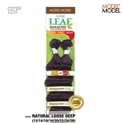 Model Model Nude Leaf Brazilian Remy 100% HH Weave NATURAL LOOSE DEEP 12