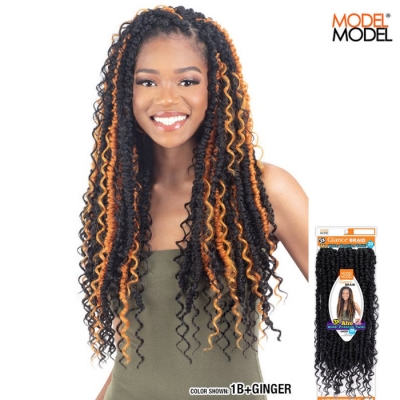 Model Model Glance 3X AFRO WATER PASSION TWIST Braid 20