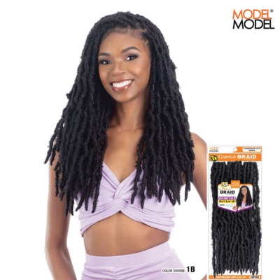 Model Model Glance Crochet Braid - 3X DISTRESSED SOFT LOC 18