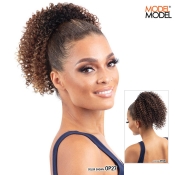 Model Model Miss Divine Human Hair Blend Drawstring Ponytail - SPRINGY