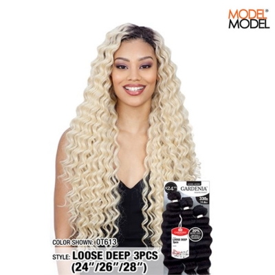 Model Model GARDENIA Mastermix Weave LOOSE DEEP 3PCS (24 26 28)