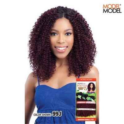 Model Model POSE BOHEMIAN BUNDLE 7PCS (12.13.14+CLOSURE)