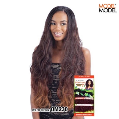 Model Model POSE PERUVIAN LONG BODY BUNDLE 7PCS (22.24.26+CLOSURE)