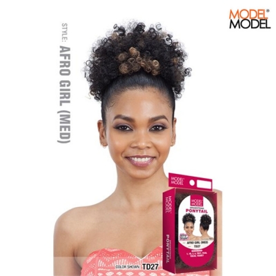 Model Model EQUAL Drawstring Ponytail - AFRO GIRL (MED)