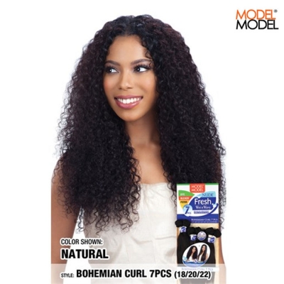 Model Model Nude FRESH W & W BOHEMIAN CURL 7PCS (18 20 22)