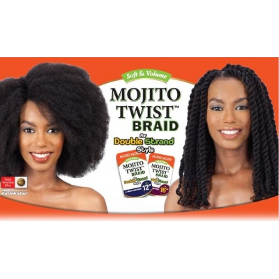 Model Model Mojito Twist for Double Strand Aka Cuban Twist or Havana Twist 16"