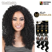 Motown Tress 100% Virgin Brazilian 10A Bundle - BOHEMIAN CURL (10 12 14)
