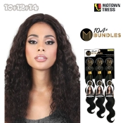 Motown Tress 100% Virgin Brazilian 10A Bundle - DEEP WAVE (10 12 14)