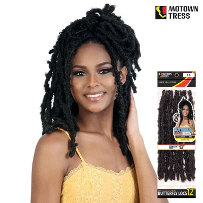 Motown Tress Butterfly faux Locs Braid 12 - C12.BFLOC