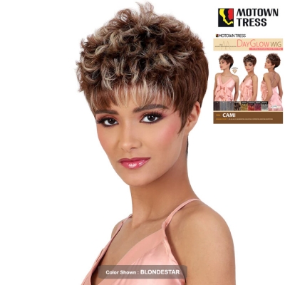 Motown Tress Day Glow Synthetic Hair Wig - CAMI