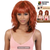 Motown Tress Day Glow Synthetic Glueless Lace Part Wig - CL.BENNY